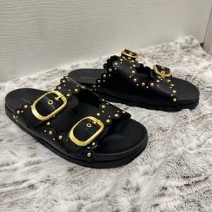 Women’s American Eagle Studded Double Buckle Sandal Sz. 8